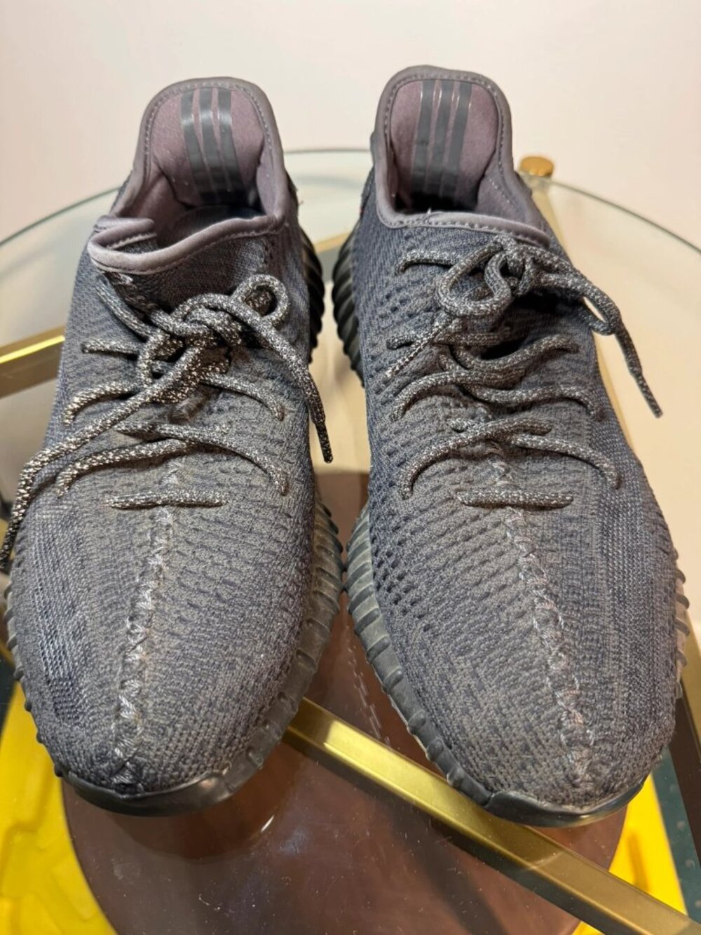 Yeezys Reflective Black size 9.5 men’s